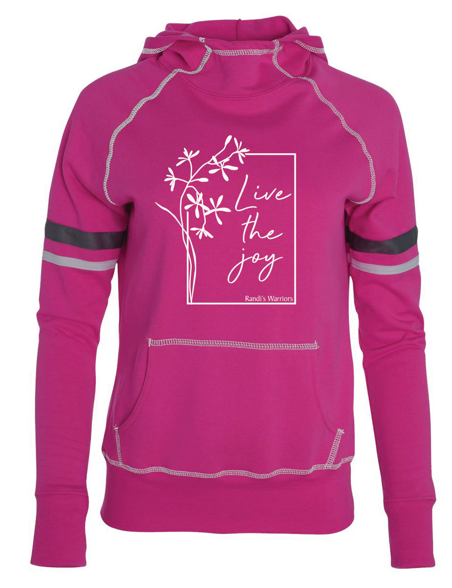 Randi's Warriors LIVE THE JOY Augusta Girls and Ladies Hoodies