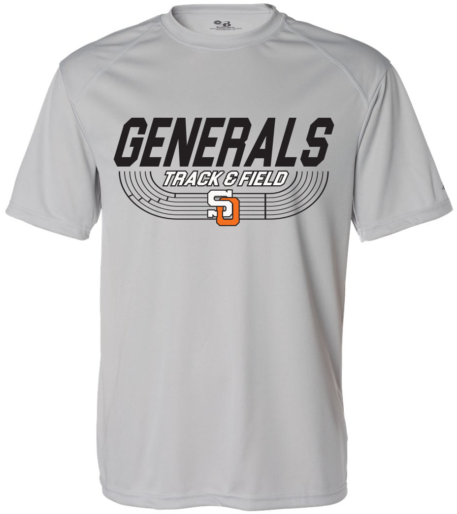 2025 S-O Track Badger Performance Short Sleeve Tees