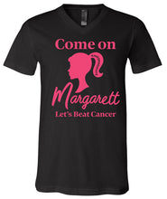 Load image into Gallery viewer, #MargarettStrong Barbie Canvas V-Neck Short Sleeve Tees
