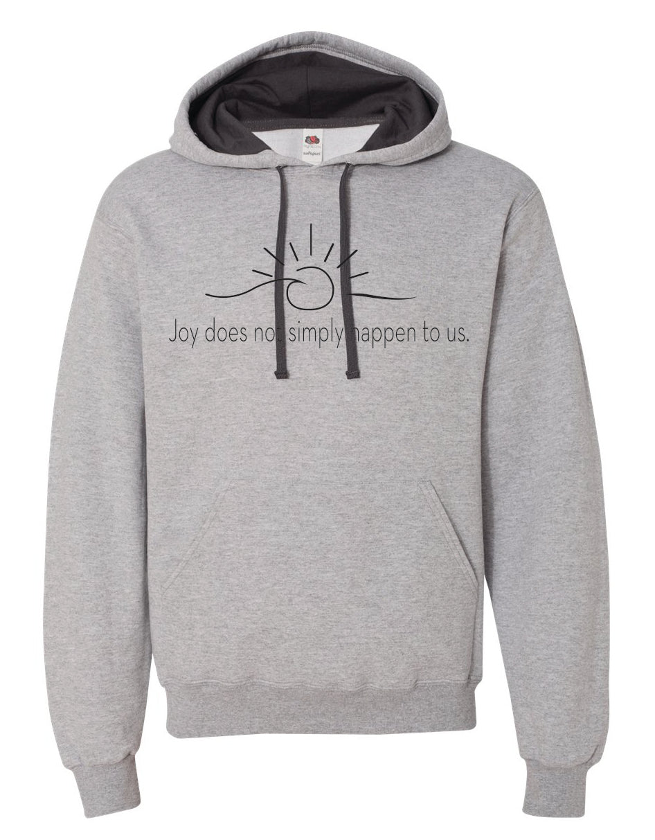 Randi's Warriors JOY DOES NOT ... FRUIT OF THE LOOM Hooded Sweatshirts