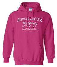 Load image into Gallery viewer, Randi&#39;s Warriors ALWAYS CHOOSE JOY (SIGN) Gildan Hooded Sweatshirts
