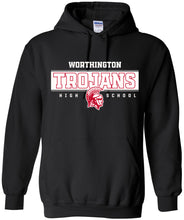 Load image into Gallery viewer, Worthington Schools Fanwear Tee 3B Design Gildan Hooded Sweatshirts
