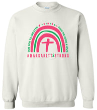 Load image into Gallery viewer, #MargarettStrong Rainbow Gildan Crewneck Sweatshirts
