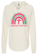 Load image into Gallery viewer, #MargarettStrong Rainbow ITC Ladies Hooded Sweatshirts
