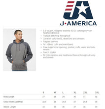 Load image into Gallery viewer, S-O Athletic Booster Club G4 Generals Design J America Vintage Hooded Sweatshirt

