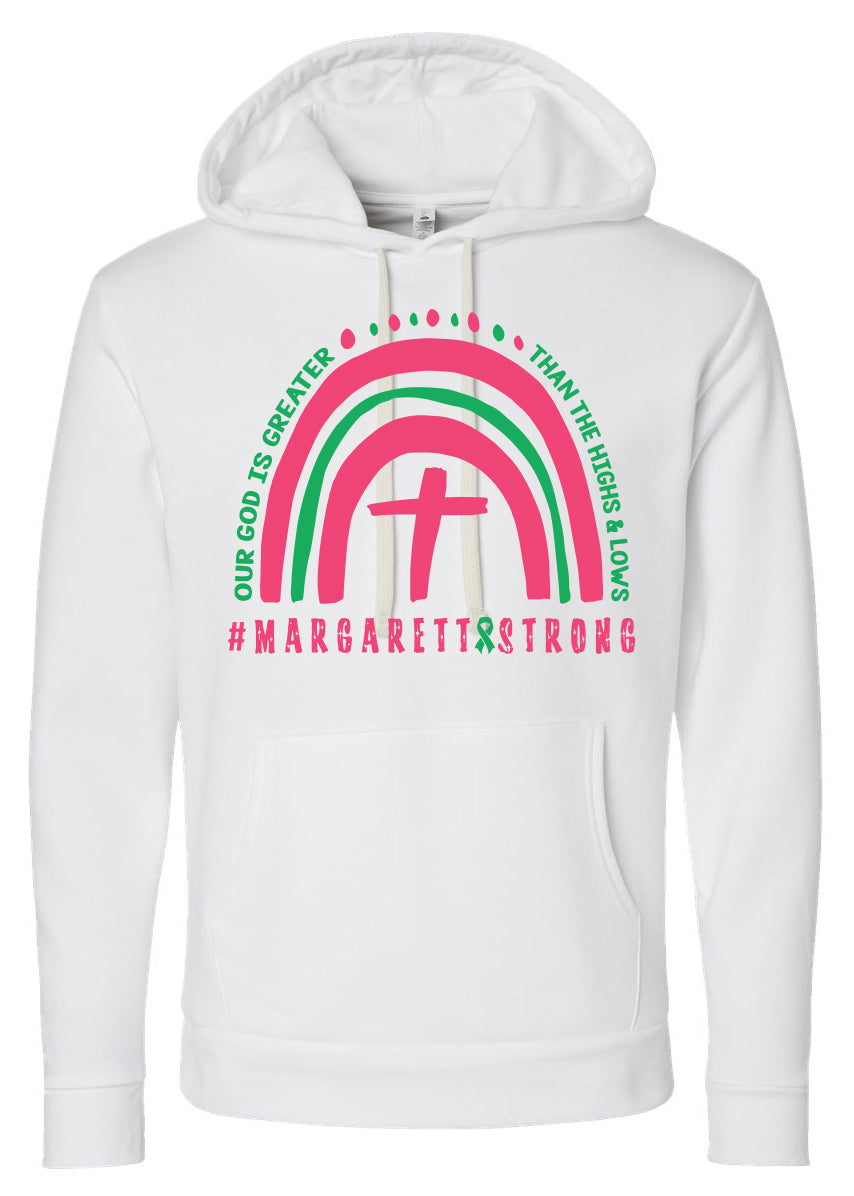 #MargarettStrong Rainbow Next Level Hooded Sweatshirts