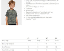Load image into Gallery viewer, SOAB Generals Game Day Design Toddler Football Short Sleeve Tees
