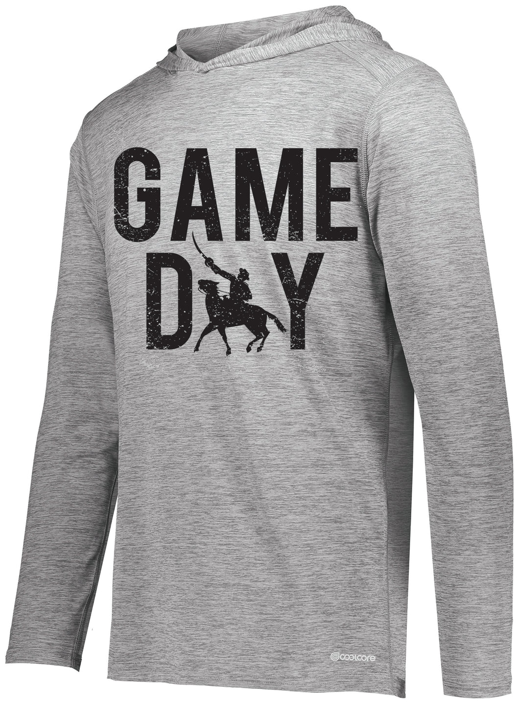 S-O Athletic Booster Club Game Day Design Holloway Performance Long Sleeve Hooded Tee