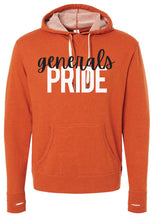 Load image into Gallery viewer, S-O Athletic Booster Club Generals Pride Design Independent Trading Company Media Pocket Hooded Sweatshirt
