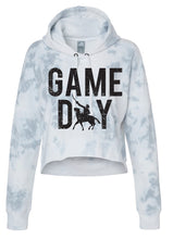 Load image into Gallery viewer, S-O Athletic Booster Club Game Day Design Ladies Crop Hoodies
