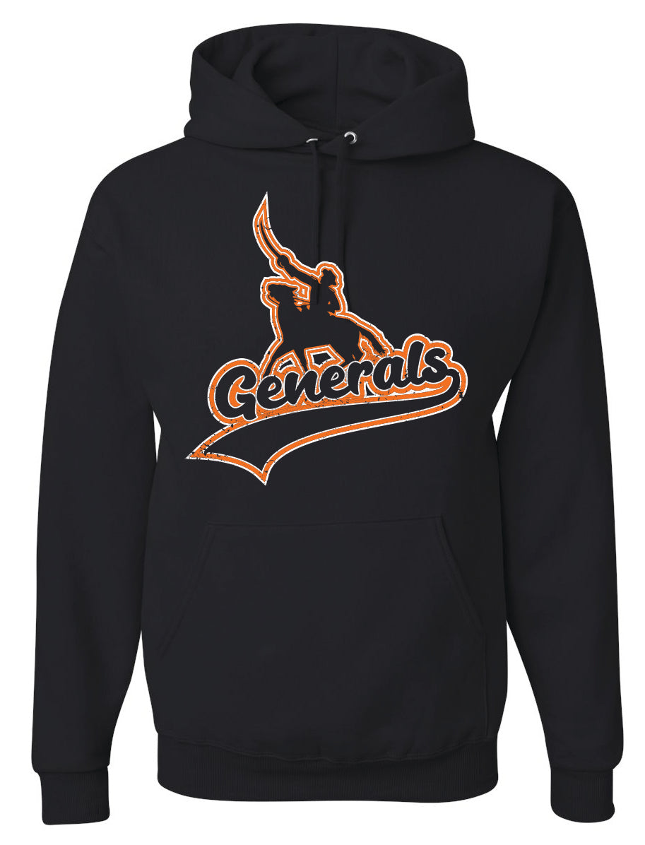 S-O Athletic Booster Club G1 Generals Design Basic Hooded Sweatshirts