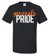 Load image into Gallery viewer, S-O Athletic Booster Club Jerzees Brand Generals Pride Design Short Sleeve Tees
