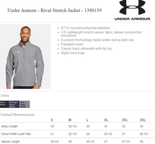 Load image into Gallery viewer, S-O Little League Softball Under Armour Jacket (Men&#39;s)
