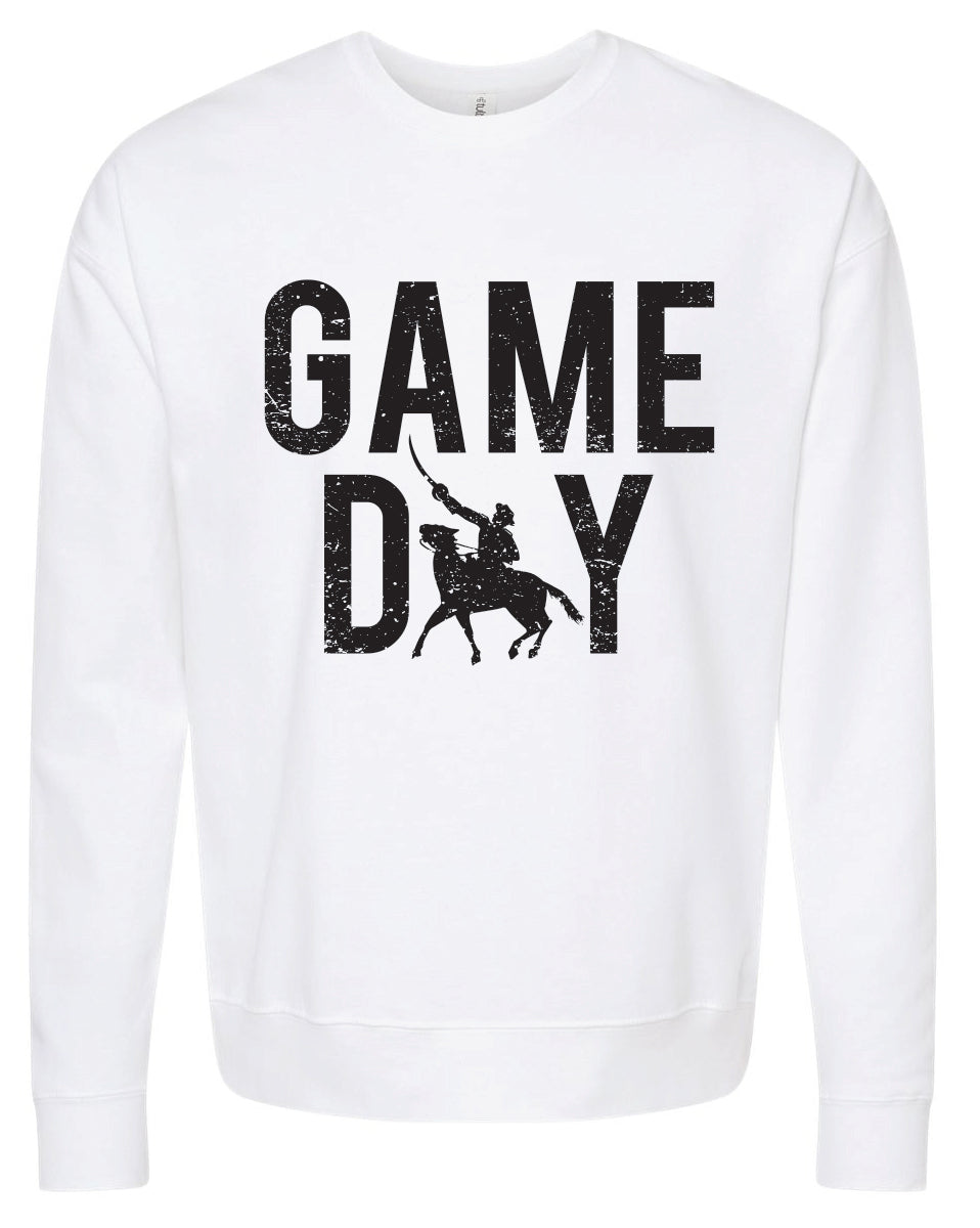 S-O Athletic Booster Club Game Day Design Crewneck Sweatshirts