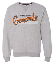 Load image into Gallery viewer, S-O Athletic Booster Club G4 Generals Design Fruit of the Loom Crewneck Sweatshirts
