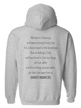 Load image into Gallery viewer, Randi&#39;s Warriors JOY DOES NOT ... FRUIT OF THE LOOM Hooded Sweatshirts
