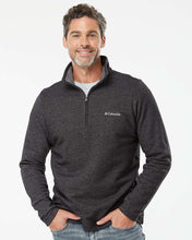 Load image into Gallery viewer, Worthington Staff Unisex Fit Columbia Half Zip Pullover

