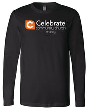 Load image into Gallery viewer, Celebrate Community Church Design #1 Canvas Long Sleeve Tees

