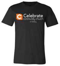 Load image into Gallery viewer, Celebrate Community Church Design #1 Canvas Short Sleeve Tees
